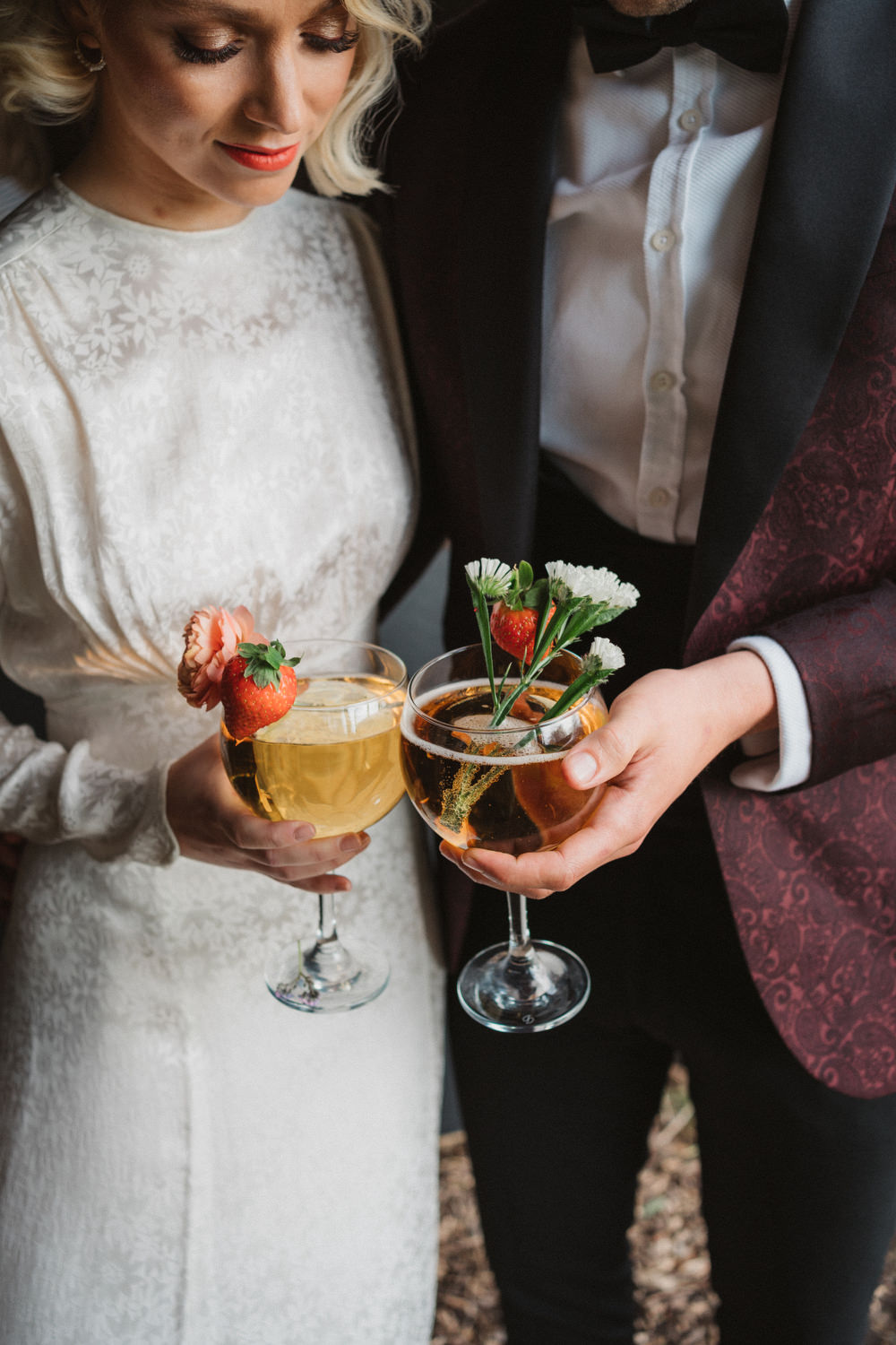 Cocktails Drinks Upthorpe Wood Wedding Emily Tyler Photography