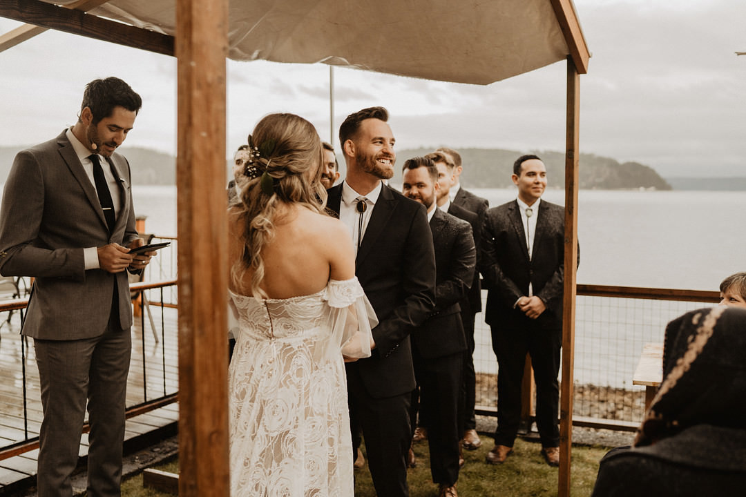 Washington Lakeside Wedding Claudia Noelle Photography