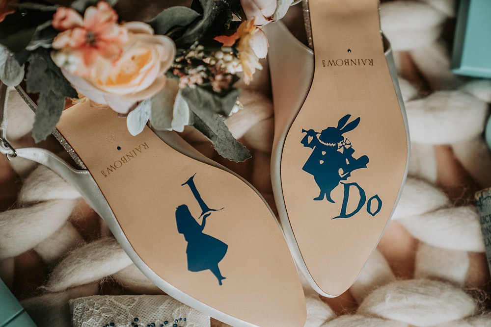 Bride Bridal Shoess I Do Stickers Whimsical Wonderland Wedding Amber Louise Photography