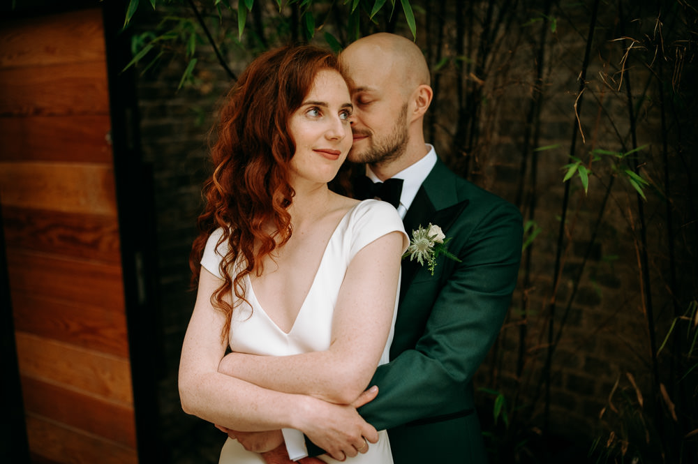 Bride Bridal Hair Down Red Bethnal Green Wedding Andrew Brannan Photography
