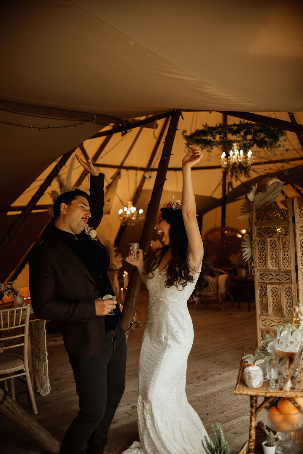Boho Tipi Wedding Ideas Sara Ribera Photography