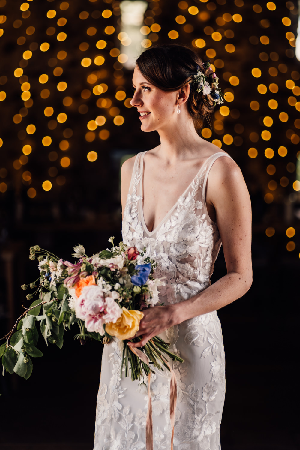 Dress Gown Bride Bridal Lace Tulle Train Bridal Barn Wedding Bowl Of Corks
