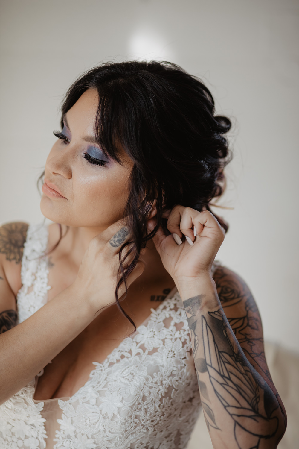 Bride Bridal Make Up Colourful Vow Renewal Kaitlin Rodgers Photo