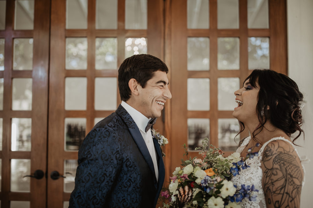 Colourful Vow Renewal Kaitlin Rodgers Photo