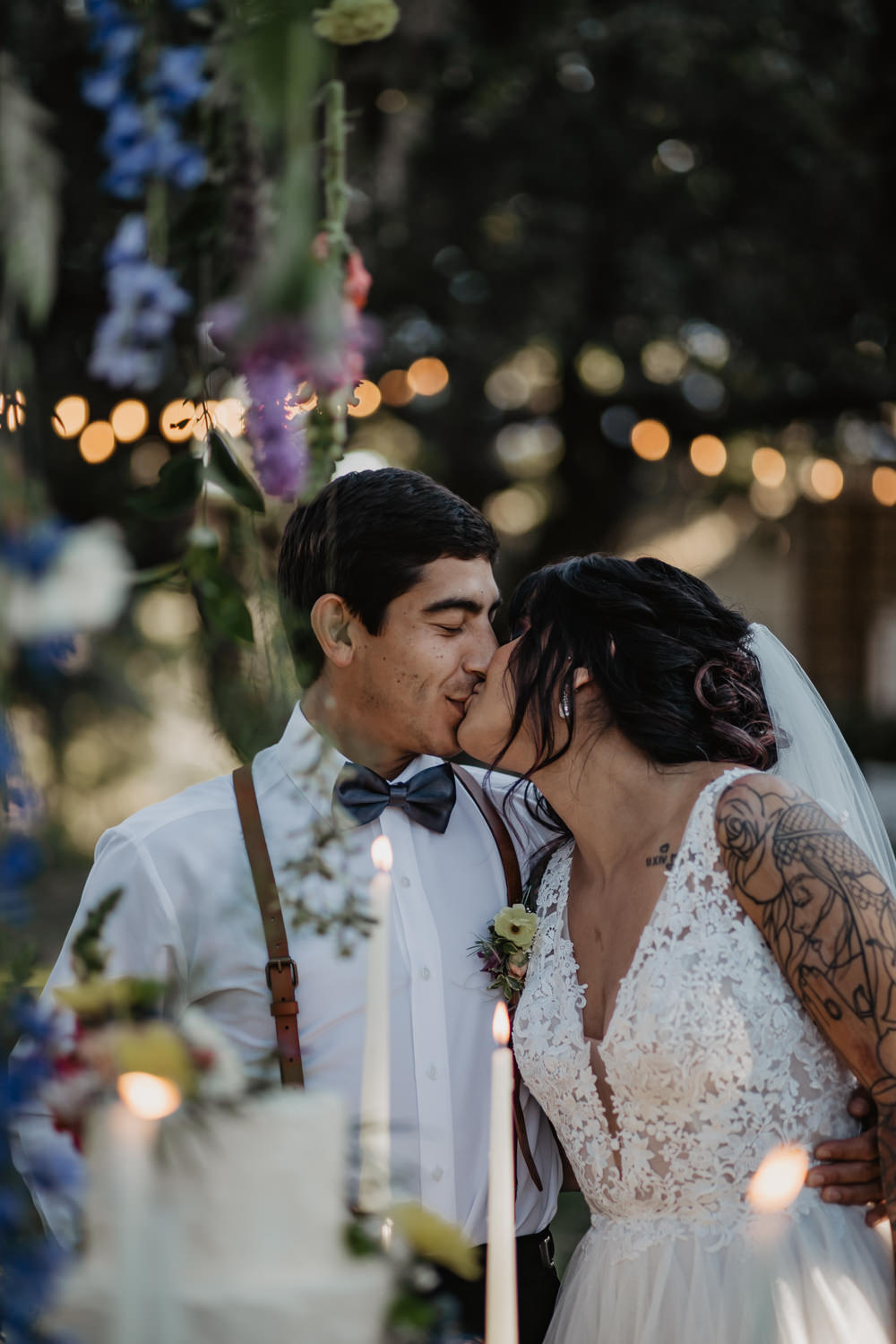 Colourful Vow Renewal Kaitlin Rodgers Photo