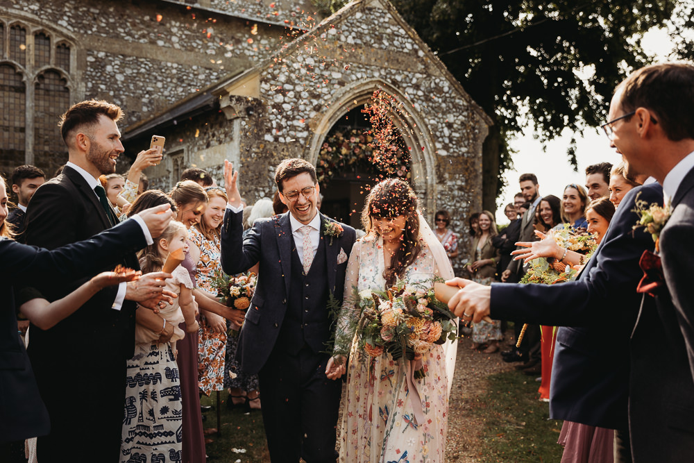 Confetti Throw Eco Garden Wedding ThymeLane Photography