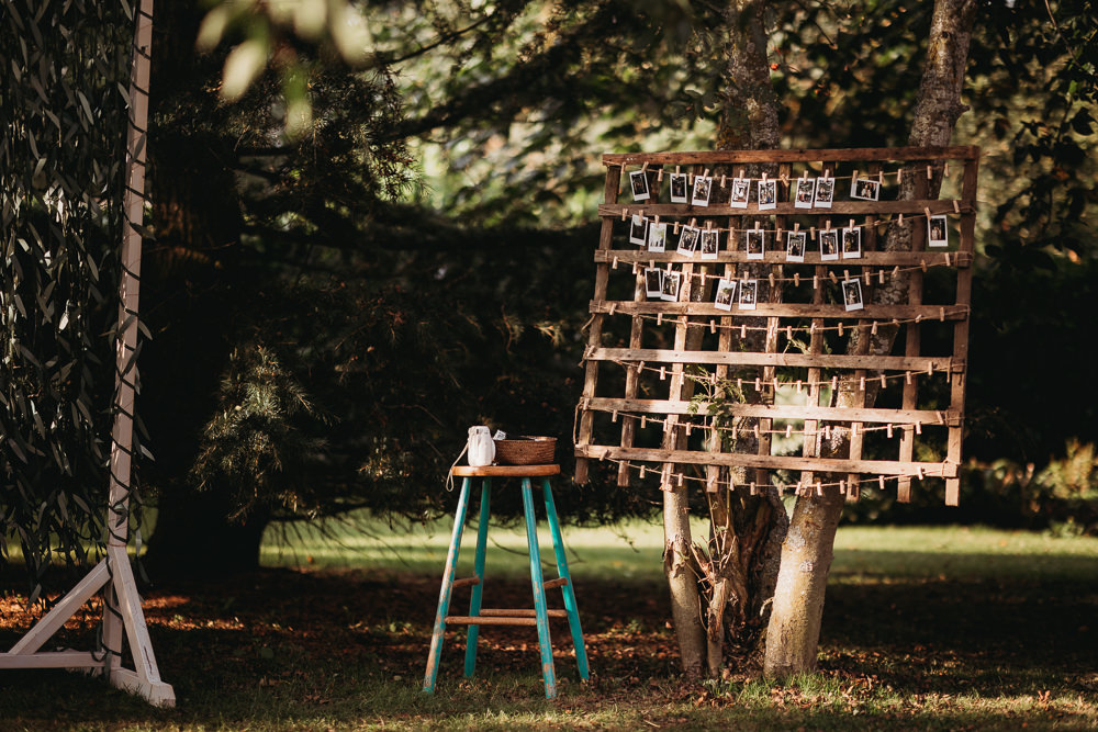 Wooden Pallet Photo Sign Eco Garden Wedding ThymeLane Photography