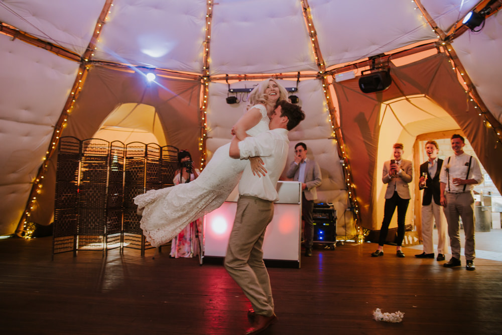 Festival Farm Wedding Sam Bennett Photography