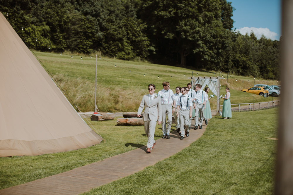 Festival Farm Wedding Sam Bennett Photography