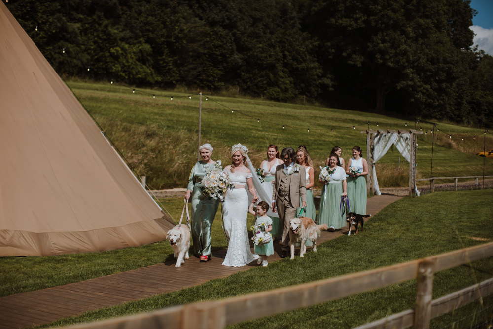 Festival Farm Wedding Sam Bennett Photography