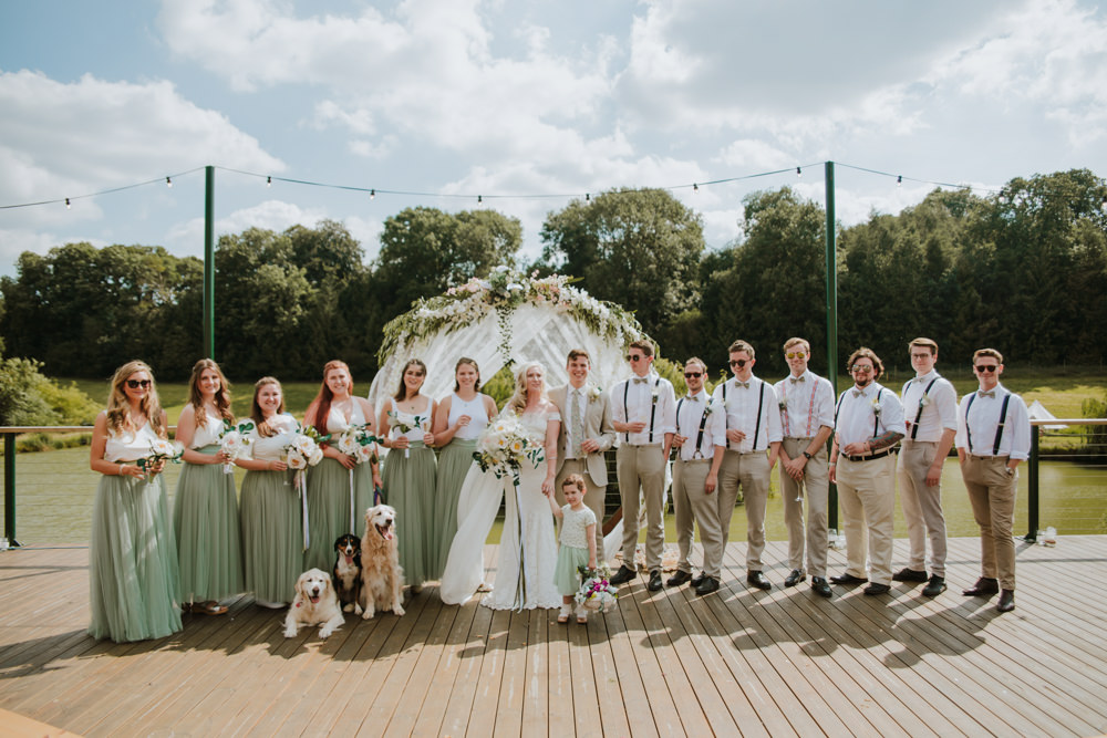 Festival Farm Wedding Sam Bennett Photography