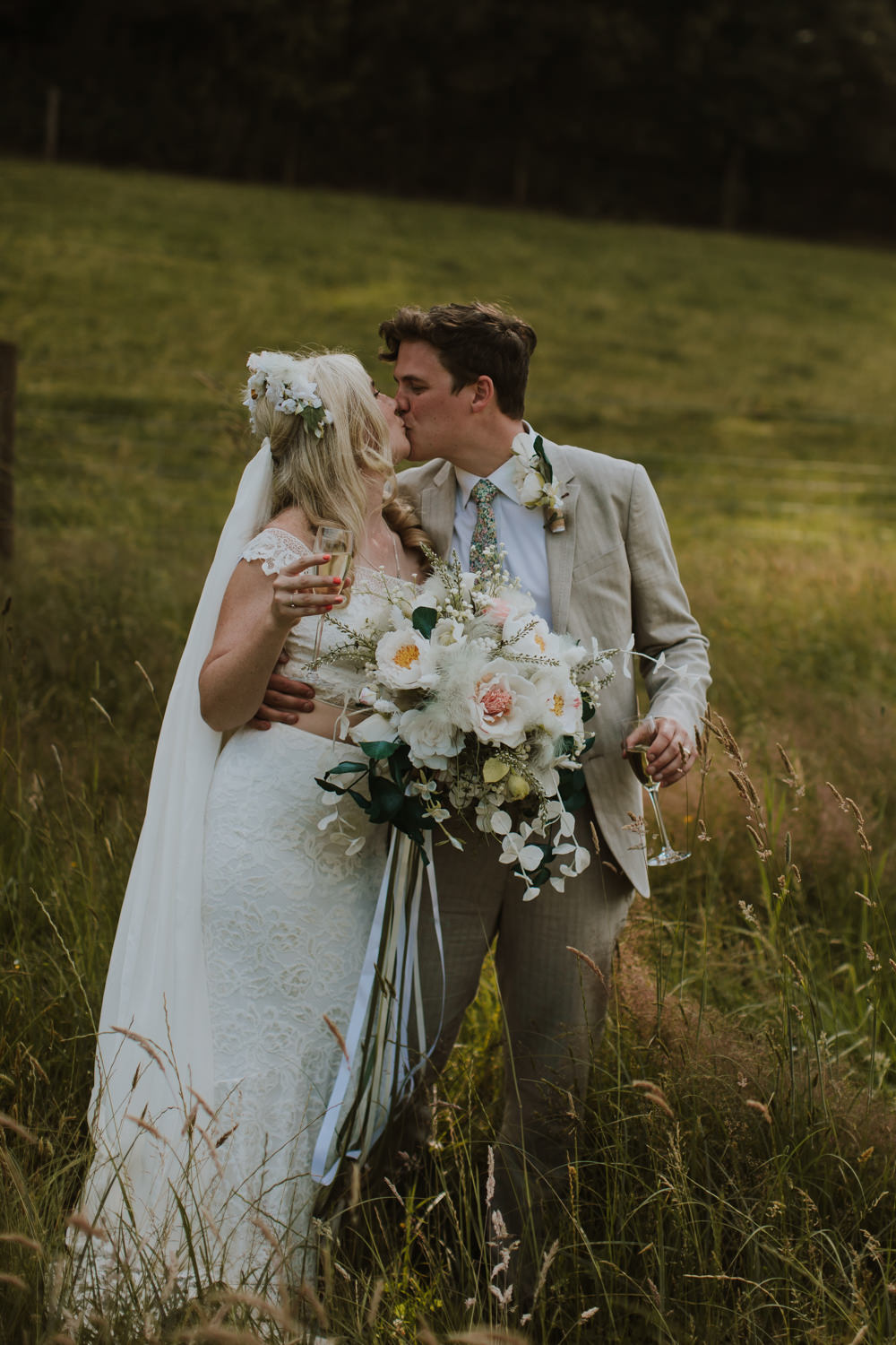 Festival Farm Wedding Sam Bennett Photography