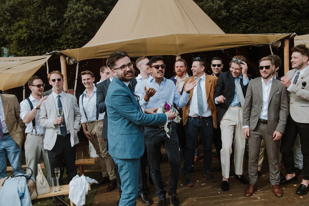 Festival Farm Wedding Sam Bennett Photography