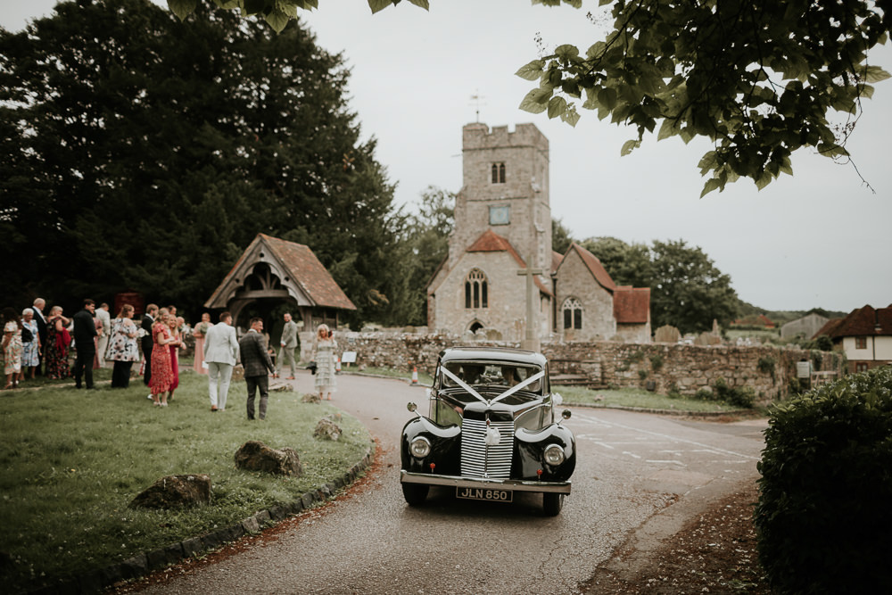 Classic Car Transport Manor Gardens Wedding Paul Fuller Photography