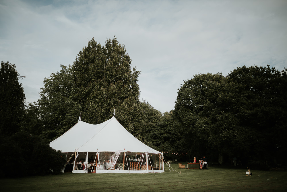 Pole Tent Marquee Manor Gardens Wedding Paul Fuller Photography