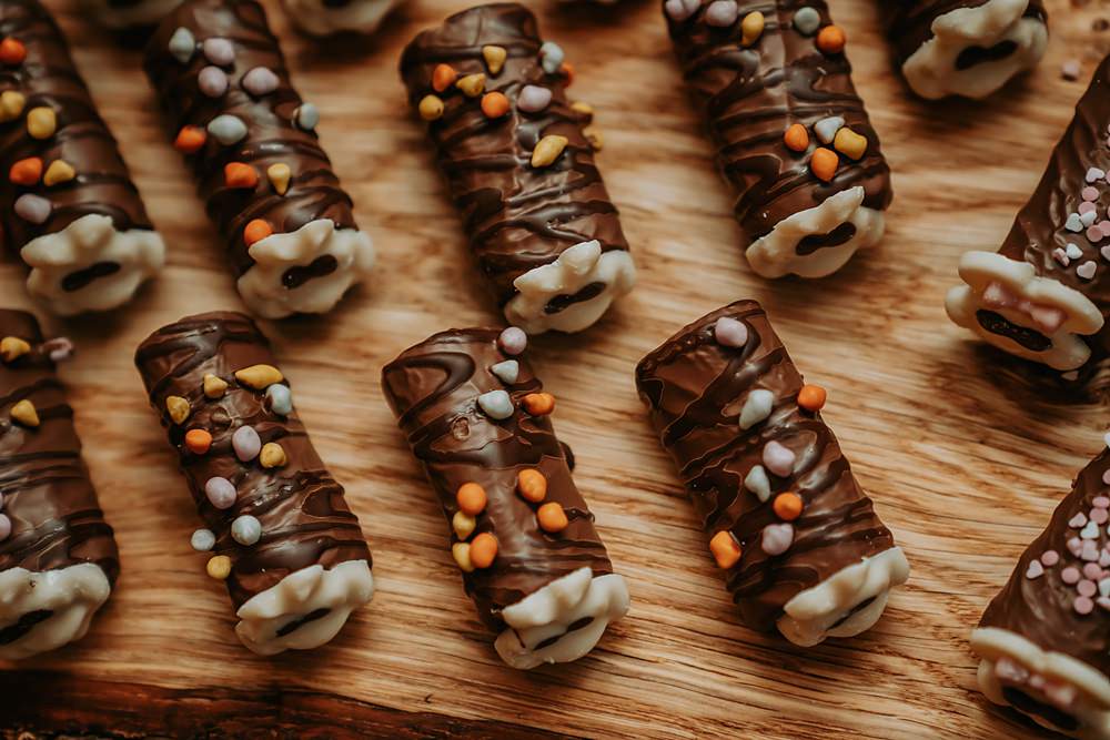 Caterpillar Cake Cakes Mini Dessert Table Minimalist Barn Wedding Amber Louise Photography