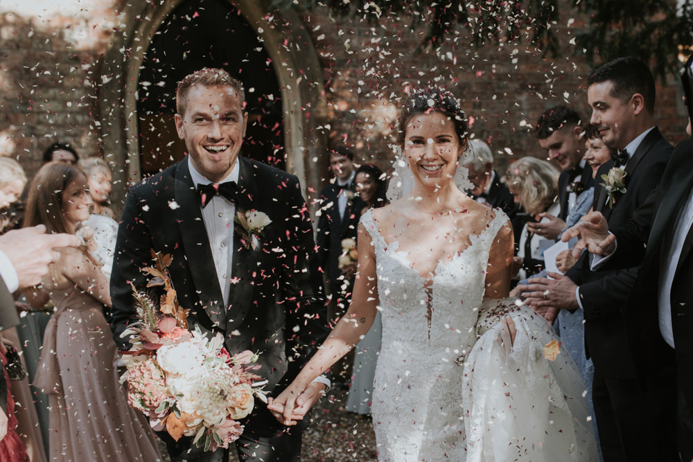 Confetti Throw Pylewell Park Wedding Grace Pham Photography