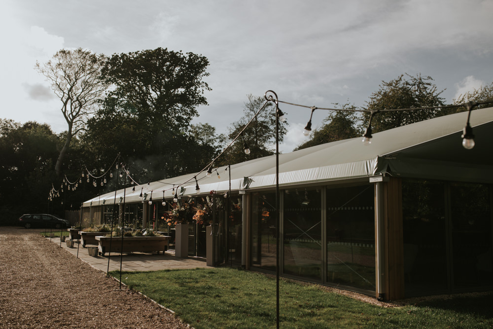 Clear Sided Marquee Reception Pylewell Park Wedding Grace Pham Photography