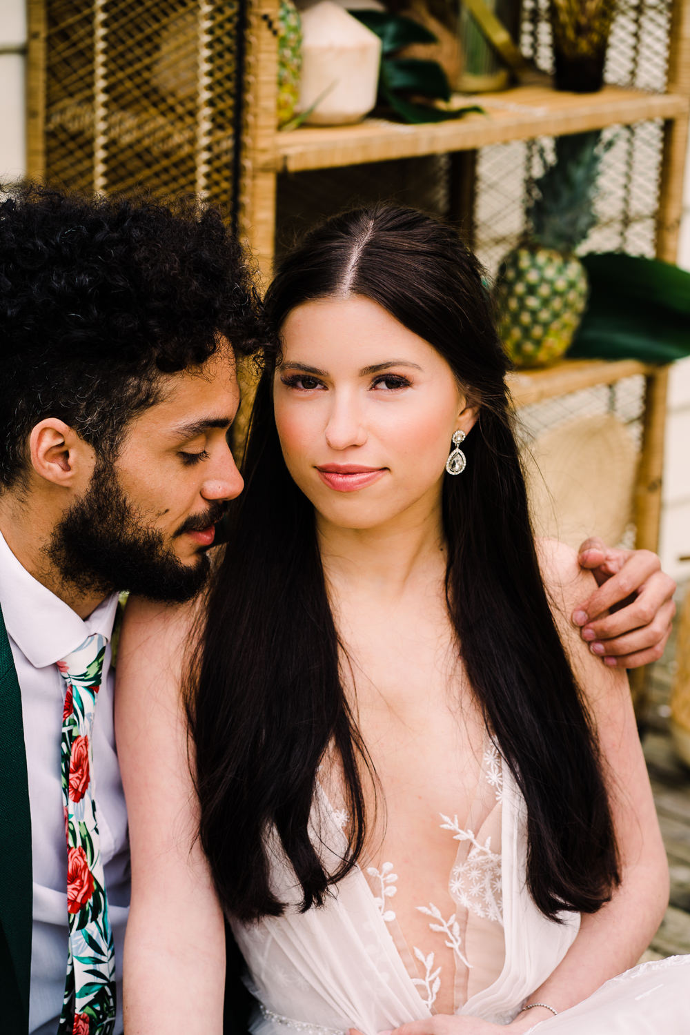 Bride Bridal Lon Hair Down Staycation Wedding Jade Touron Photography