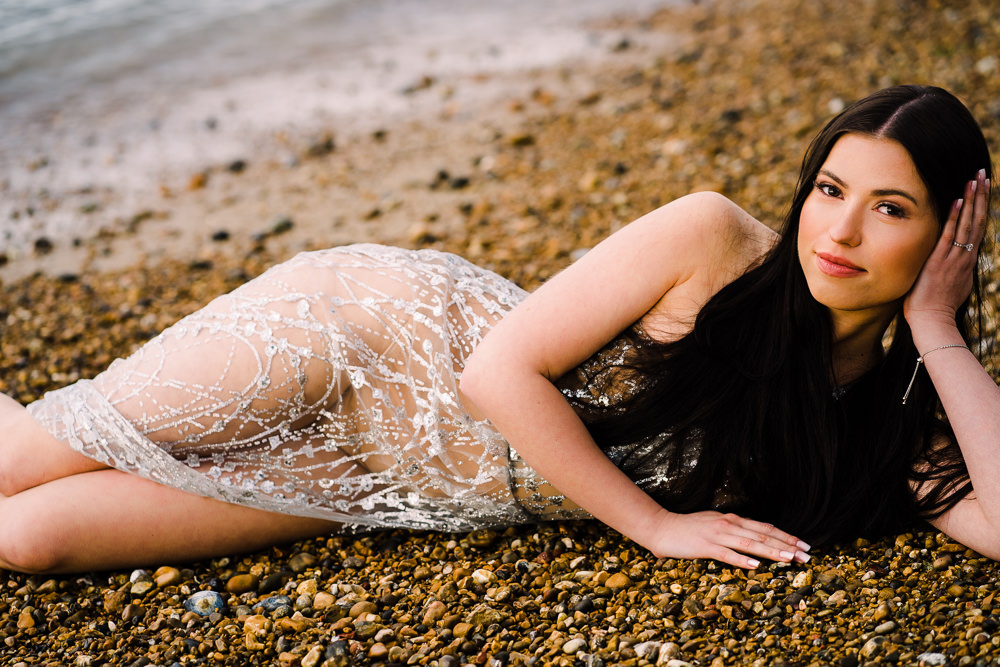 Silver Sequin Sheer Dress Gown Bride Bridal Staycation Wedding Jade Touron Photography