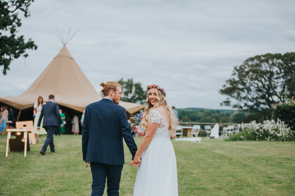 Sussex Tipi Wedding Charlotte Razzell Photography