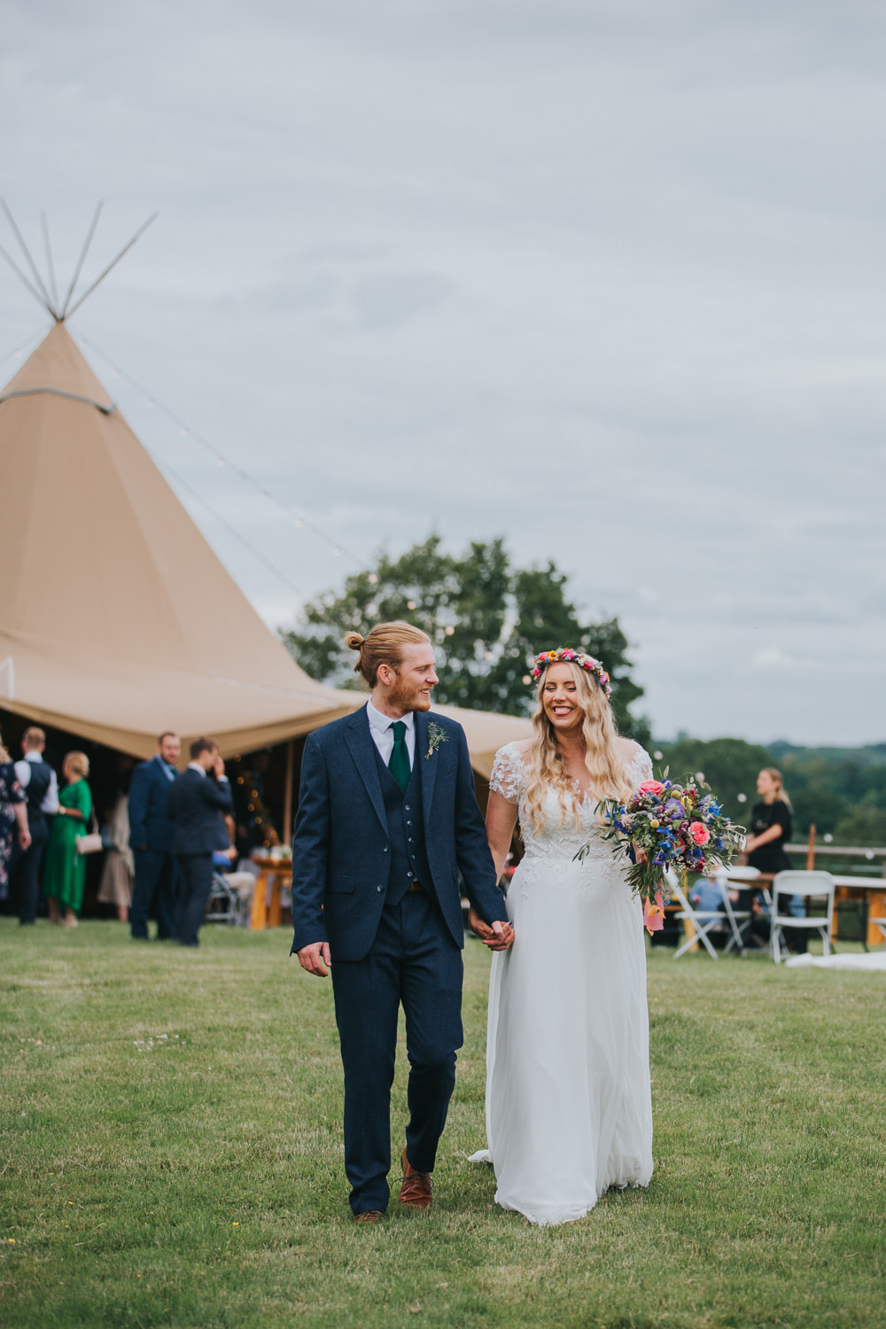 Sussex Tipi Wedding Charlotte Razzell Photography
