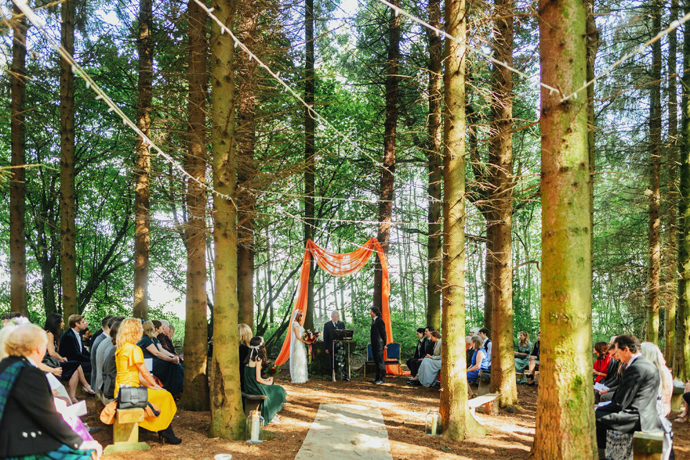 Yorkshire Woodland Wedding James and Lianne