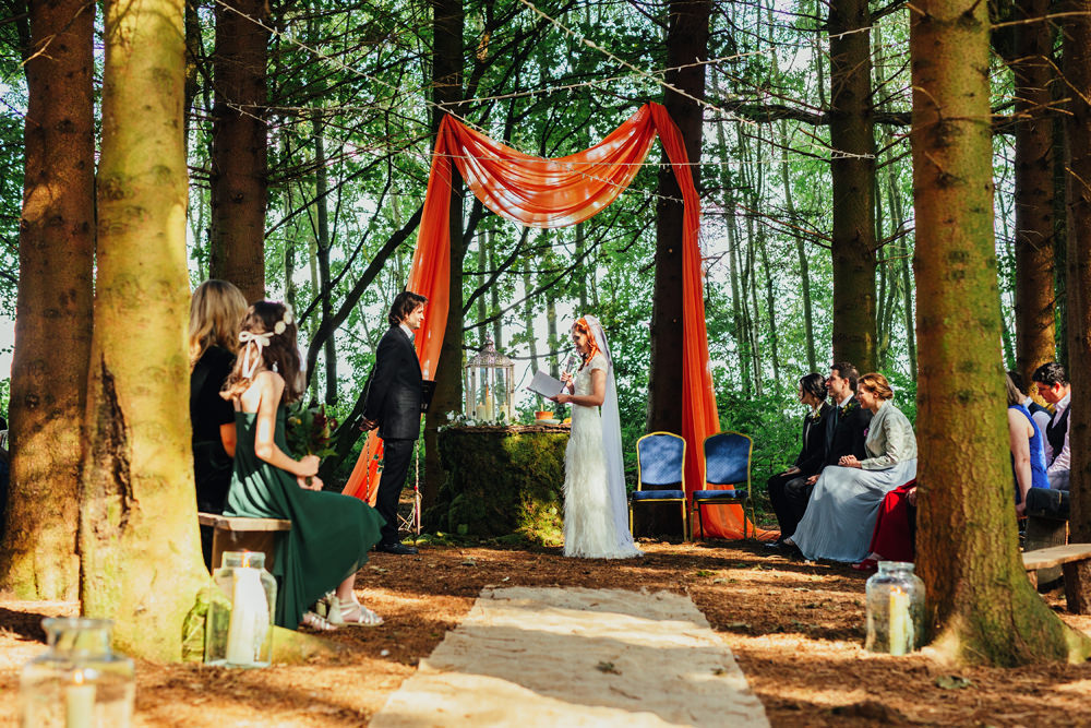 Yorkshire Woodland Wedding James and Lianne