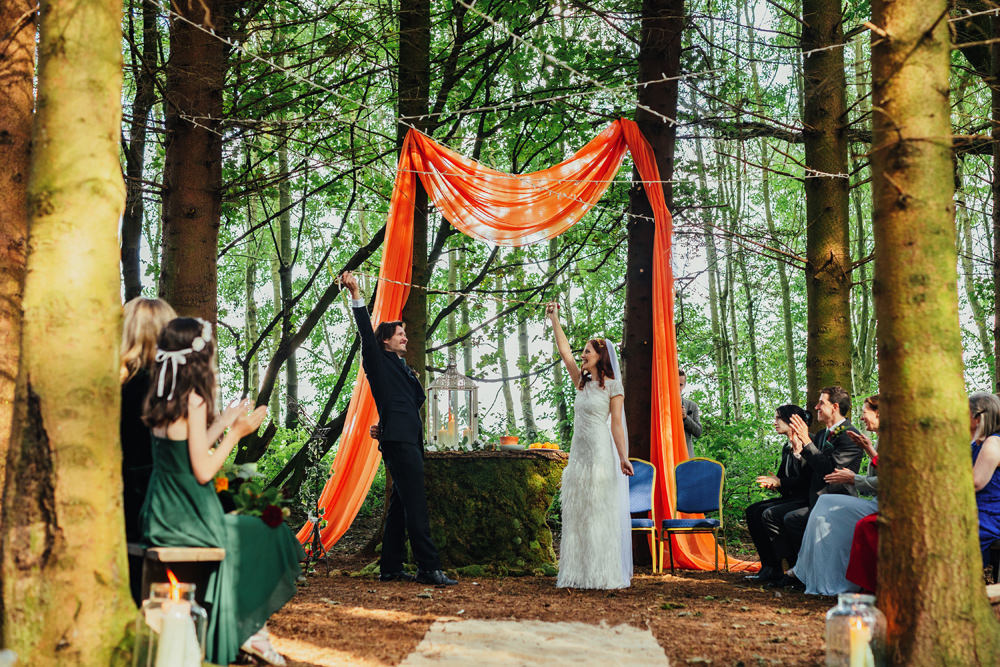 Yorkshire Woodland Wedding James and Lianne