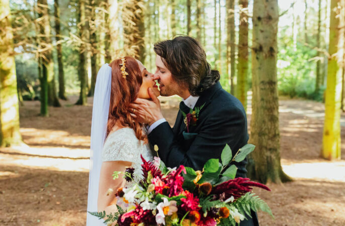 Yorkshire Woodland Wedding James and Lianne