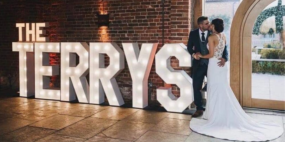 Wedding Light Up Letters & DJ Nottingham - Jemstone Events