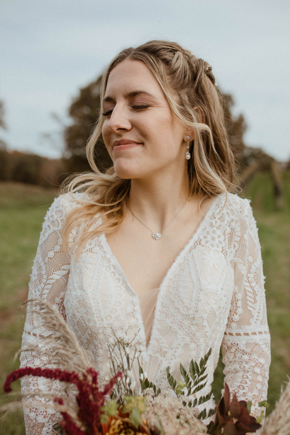 Bride Bridal Make Up CeNita Vineyards Wedding Kate Hensley Phillips Photography
