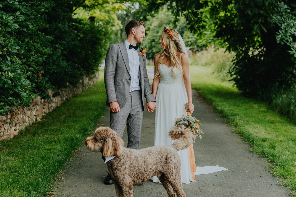 Pet Dog Cheswell Grange Wedding James Merrick Photography