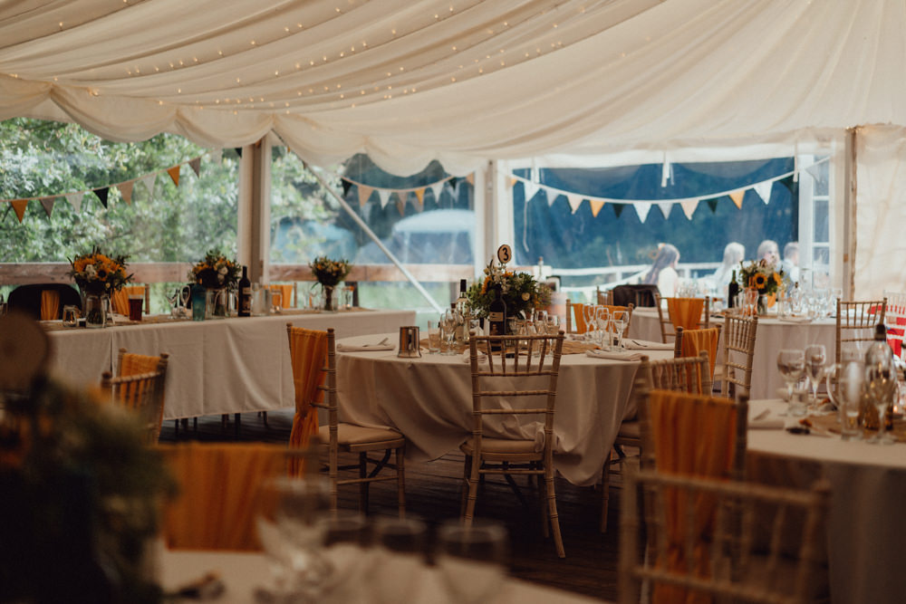 Marquee Reception Hampshire Woodland Wedding Emily & Steve