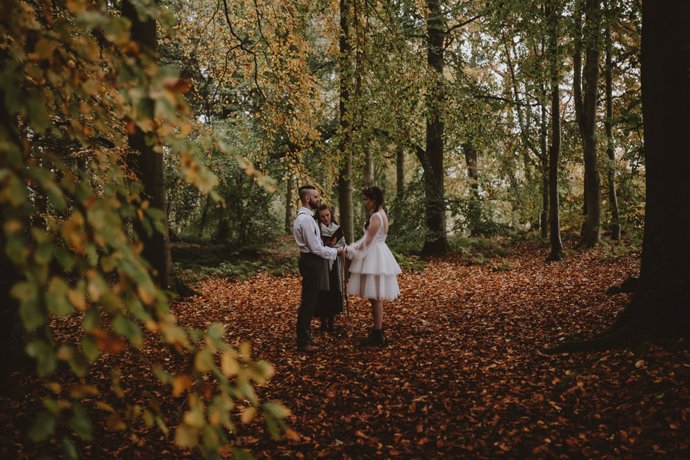 Woodland Ceremony Moonrise Kingdom Wedding Amelia Jane Photography