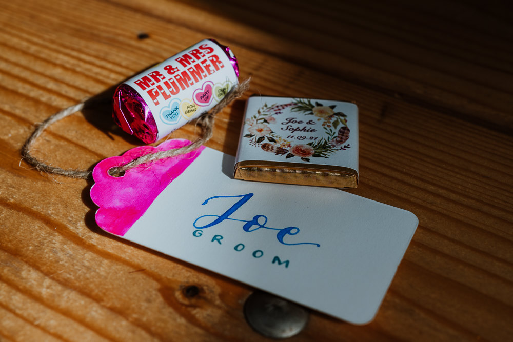 Place Card Calligraphy Mount Pleasant Eco Park Wedding Alexa Poppe Photography