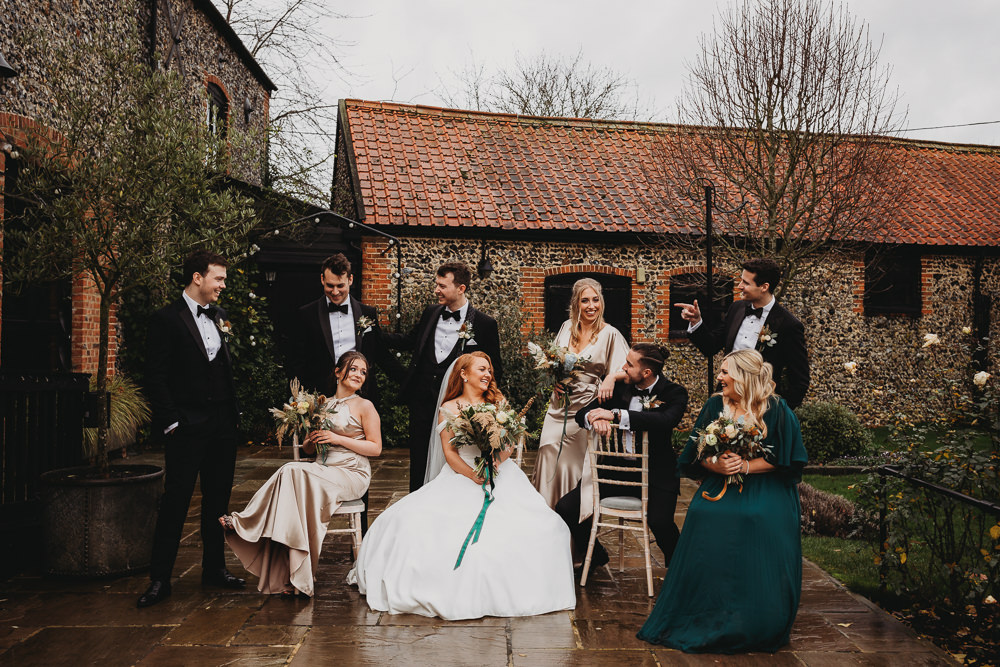 Rustic Christmas Wedding ThymeLane Photography