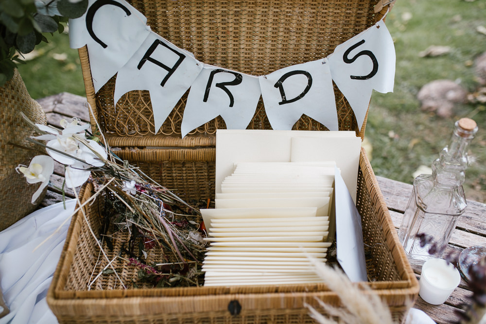 Card Basket Hamper Springhead Trust Wedding Alexandra Szigeti Photography