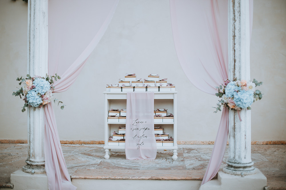 Sweet Dessert Bar Tale Station Tuscany Villa Wedding Caterina Neri