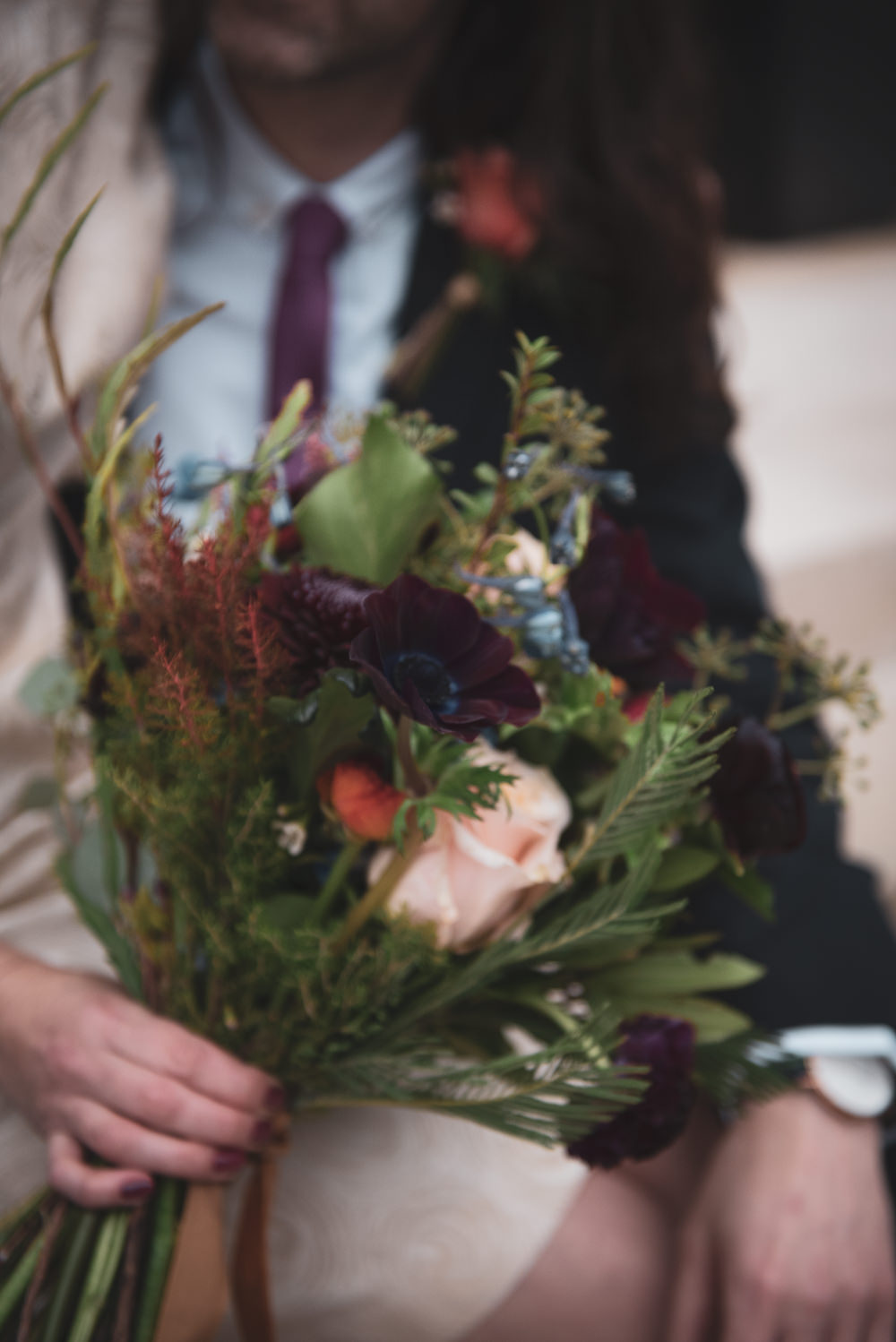 Bouquet Flowers Bride Bridal Rose Greenery Walthamstow Registry Office Wedding Cat Arwel Photography