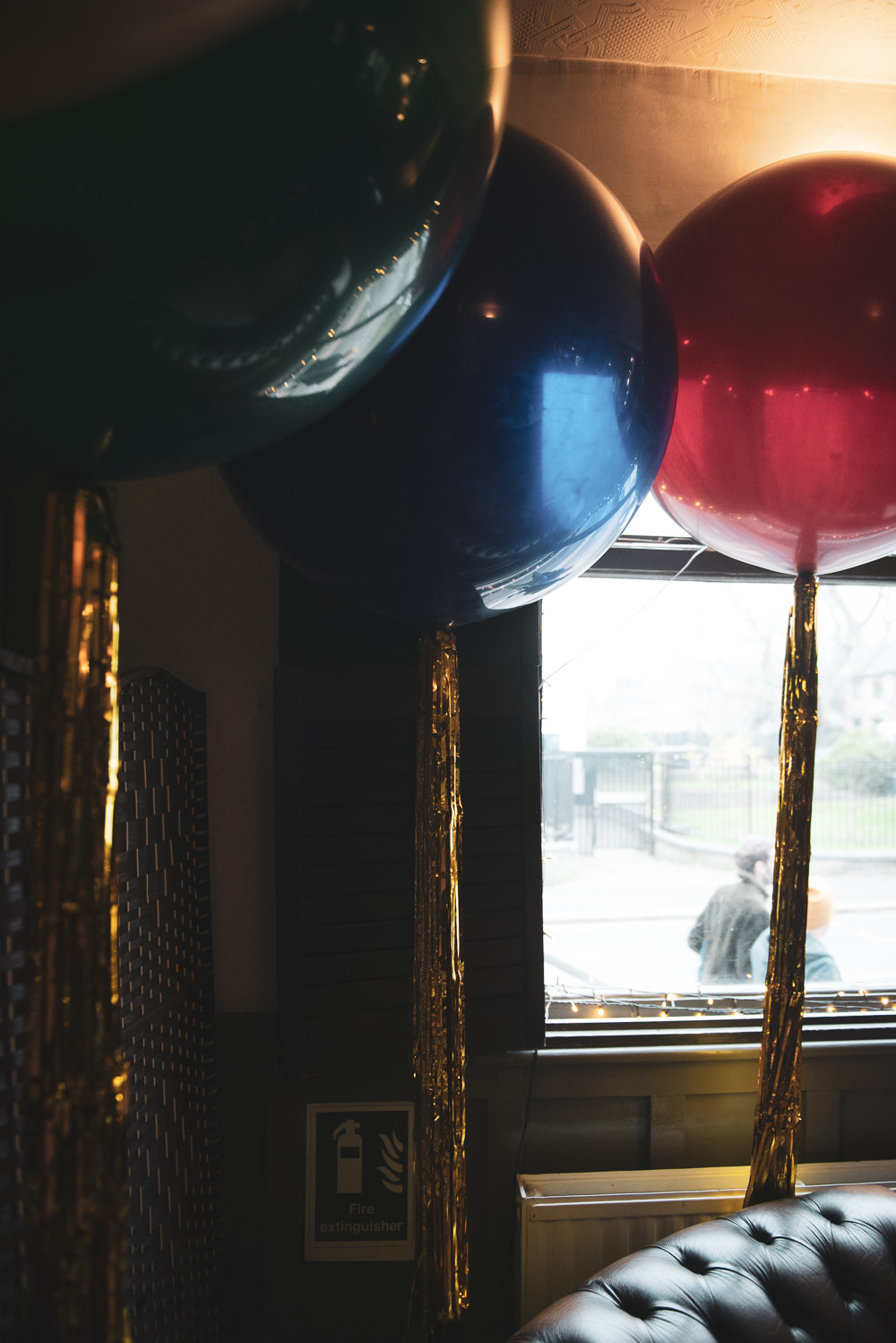 Gold Tassel Balloons Walthamstow Registry Office Wedding Cat Arwel Photography