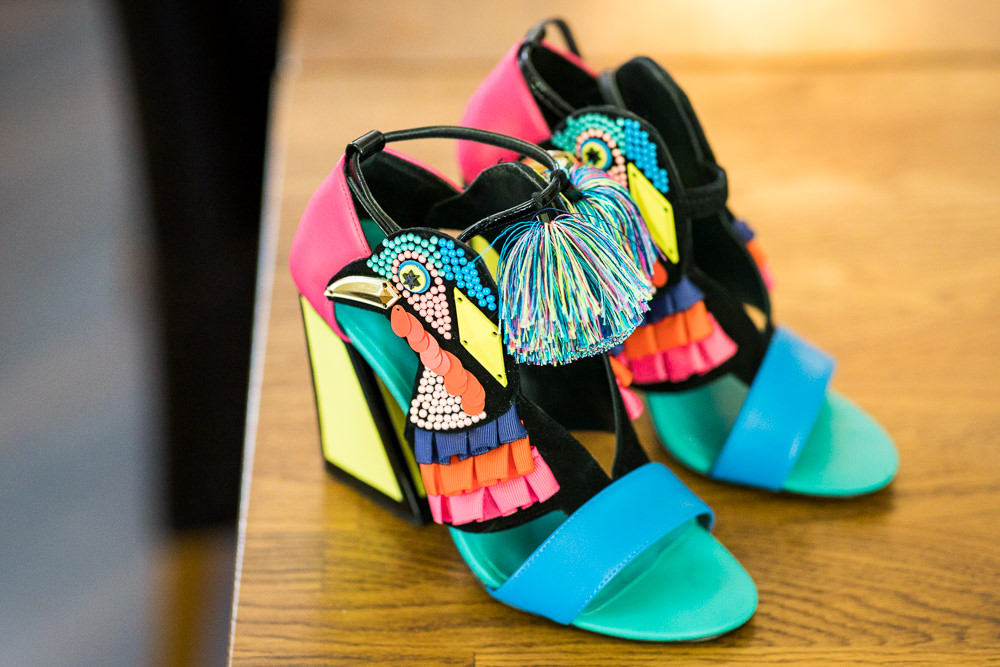 Woodhouse Barn Wedding John Wellings Rainbow Bridal Shoes