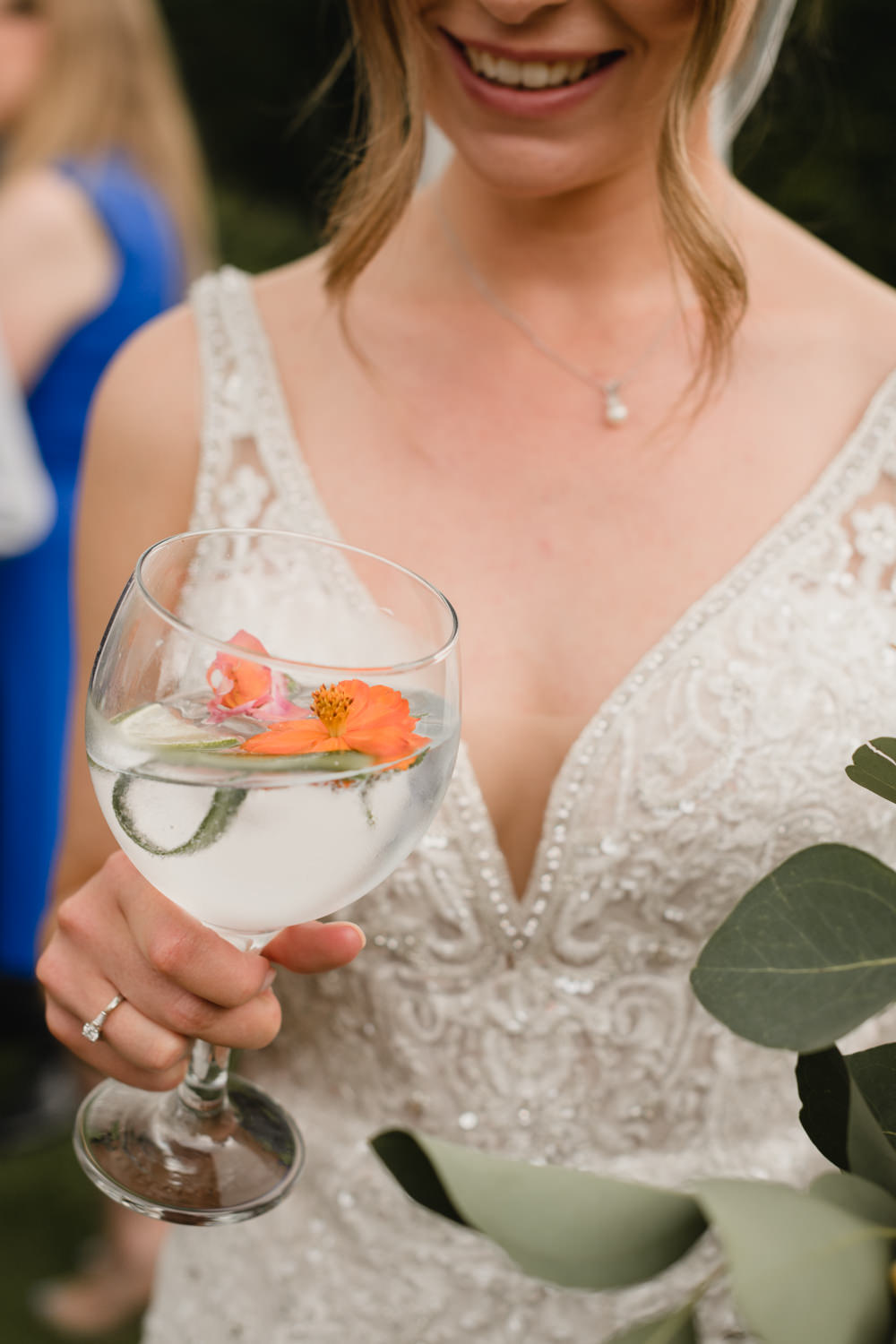Drink Cocktail Glass Abbey House Gardens Wedding Lyra&Moth Photography
