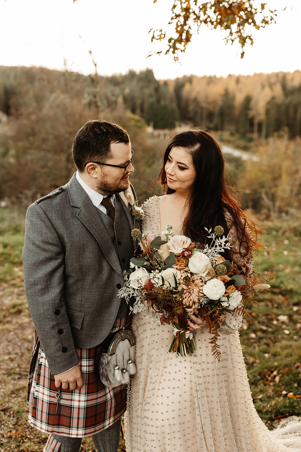 Autumn Forest Wedding Emma Lawson Photography