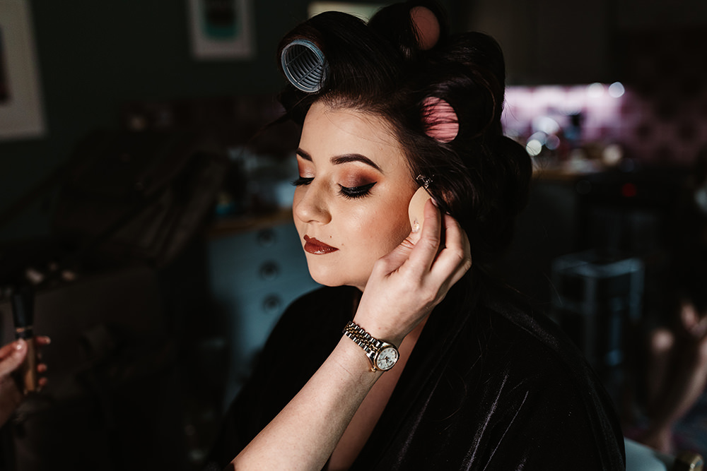 Bride Bridal Make Up Autumn Forest Wedding Emma Lawson Photography