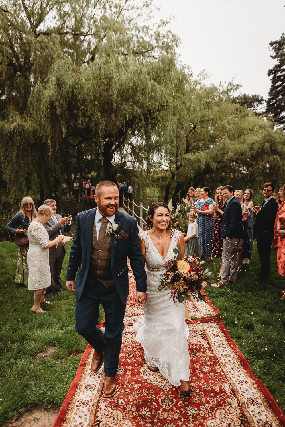 Confetti Throw Barn Norfolk Wedding Thyme Lane Photography