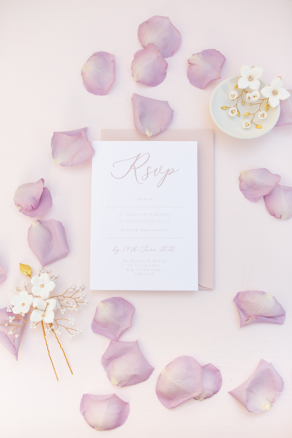 Caligraphy Stationery Lilac Cream Invite Invitation Beach Picnic Wedding Ellie Lou Photography