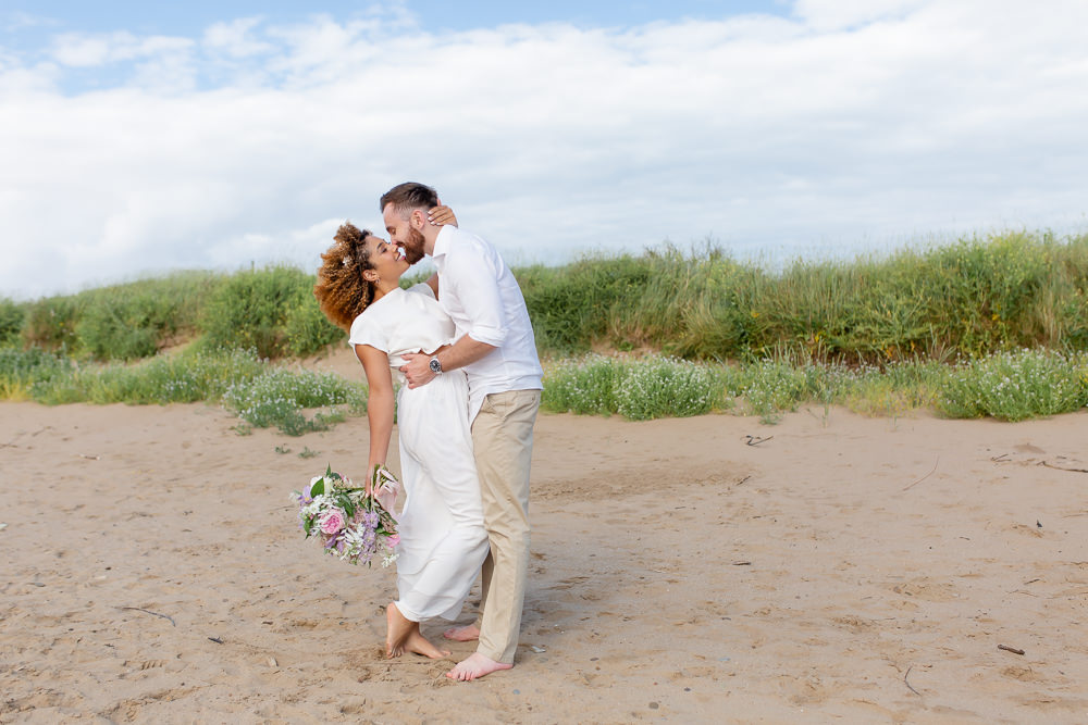 Beach Picnic Wedding Ellie Lou Photography