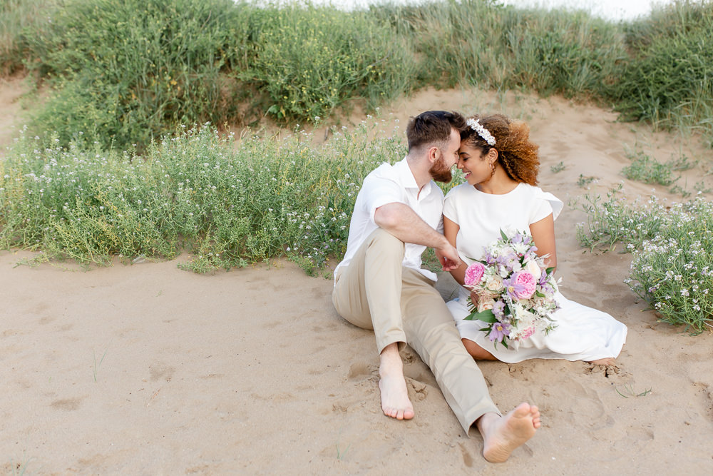 Beach Picnic Wedding Ellie Lou Photography