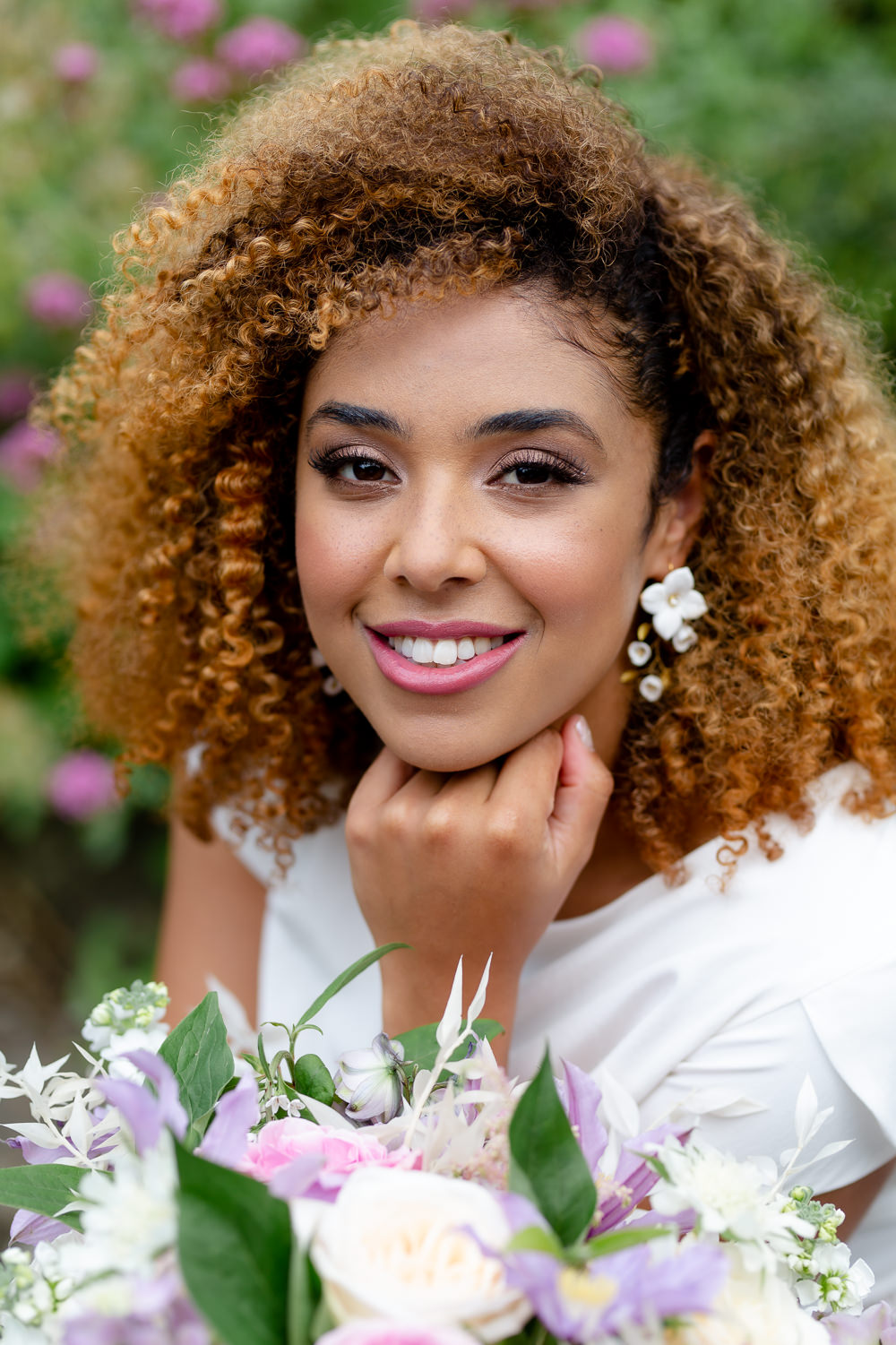 Bride Bridal Make Up Beach Picnic Wedding Ellie Lou Photography